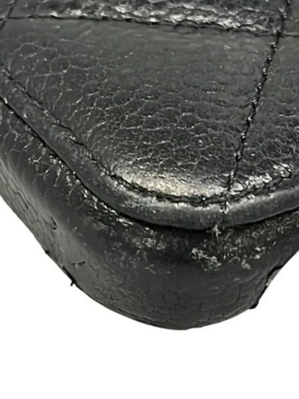 CHANEL Matelasse Black Calfskin Accessory Case Gold hardware